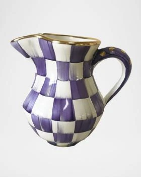 MacKenzie-Childs | Plum Check Ceramic Creamer,商家Neiman Marcus,价格¥1305