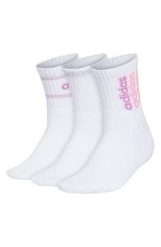 推荐Women's Sport Linear Logo Half Crew Socks - Pack of 3商品