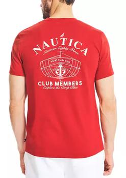 Nautica | Sustainably Crafted Yacht Club Graphic T-Shirt商品图片,5折