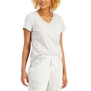 Charter Club | Everyday Cotton V-Neck Pajama T-Shirt, Created for Macy's商品图片,2.4折