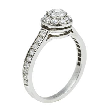 Van Cleef & Arpels, [二手商品] Van Cleef & Arpels | Van Cleef & Arpels Icone Solitare 0.32 ct Diamond Platinum Ring Size 50商品图片 5.1折