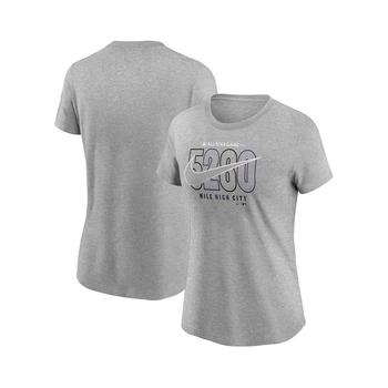女式mlb裤子, NIKE | Women's Heathered Charcoal 2021 MLB All-Star Game 5280 T-shirt商品图片 