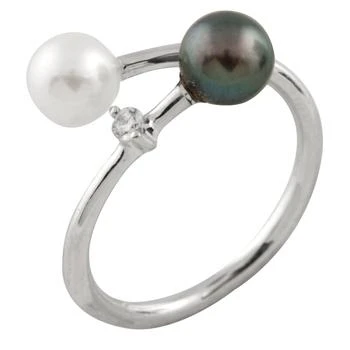 Splendid Pearls | 14k Gold Double Akoya Pearl Ring,商家Premium Outlets,价格¥2351
