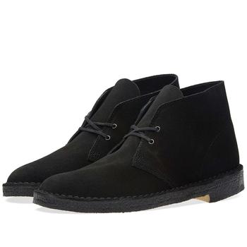 clarks desert, Clarks | Clarks Originals Desert Boot Black Suede商品图片 