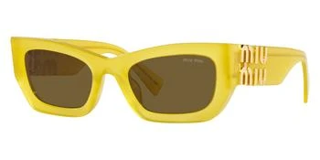 推荐Brown Cat Eye Ladies Sunglasses MU 09WS 17L01T 53商品