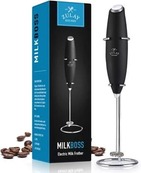 Milk Frother for Coffee, Cappuccino, Frappe, Matcha, Hot Chocolate, Ultra Power 2.0 Black
