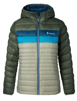 Cotopaxi | Cotopaxi Women's Fuego Hooded Down Jacket - Spruce/Brush Colour: Spruce/Brush商品图片,