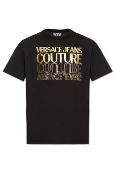 Versace | Versace Jeans Couture Logo Printed Crewneck T-Shirt 7.6折, 独家减免邮费
