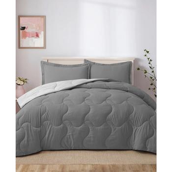 商品UNIKOME | Lightweight Quilted Reversible Down Alternative Comforter Set, 3 Piece,商家Macy's,价格¥1537图片