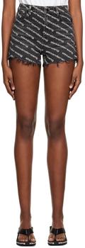 商品Alexander Wang | Black Bite Shorts,商家SSENSE,价格¥1506图片