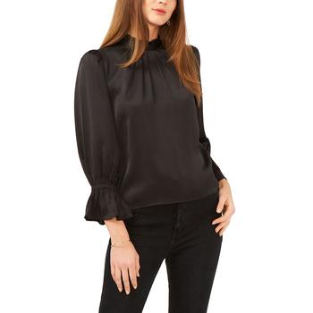 1. State是什么牌子, 1. State | Long Sleeve Ruffle Mock neck Top商品图片 7.5折
