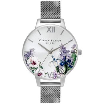 Olivia Burton | Women's Secret Garden Stainless Steel Mesh Bracelet Watch 34mm商品图片,7折