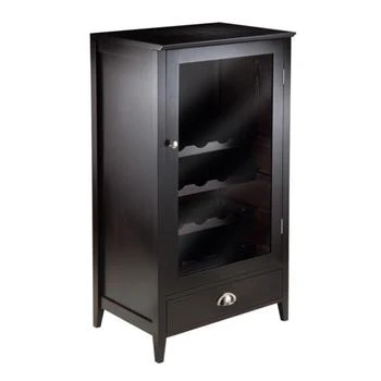 Hivvago | 20-Bottle Wine Cabinet Espesso,商家Premium Outlets,价格¥2376