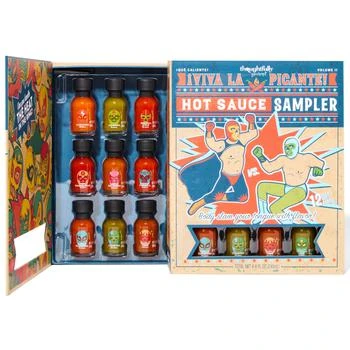 Thoughtfully | Gourmet, Luchador Hot Sauce Book Gift Set, Set of 12,商家Premium Outlets,价格¥262