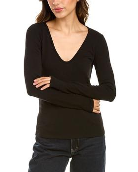 vince精选, Vince | Vince Deep V-Neck T-Shirt商品图片 3.5折