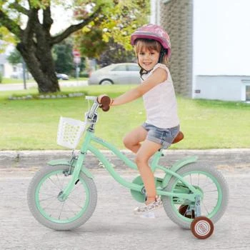 Hivvago | 14 Inch Kids Bike with Adjustable Seat and Bell for Kids 3-8 Years Olds-14 inches,商家Premium Outlets,价格¥1129