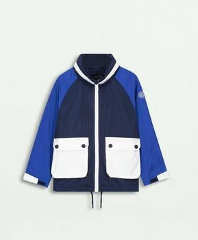 Brooks Brothers | Kids Hooded Color-Block Windbreaker,商家Brooks Brothers,价格¥628