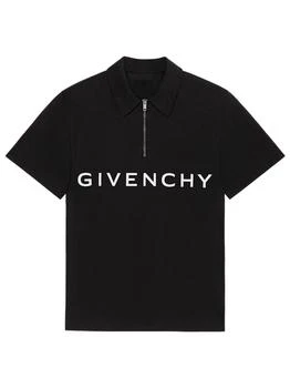 推荐Givenchy archetype zipped polo shirt商品