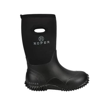 Roper | Barnyard Black 10 inch Neoprene Barn Pull On Boots (Little Kid),商家SHOEBACCA,价格¥336