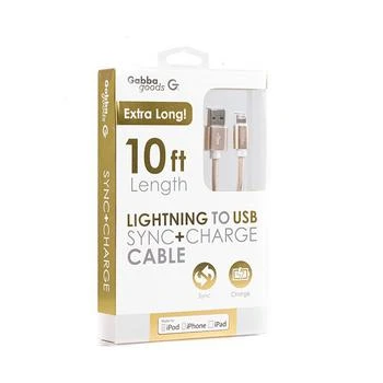 Gabba Goods | Metallic Braided Lightning to USB Cable, 10',商家Macy's,价格¥162