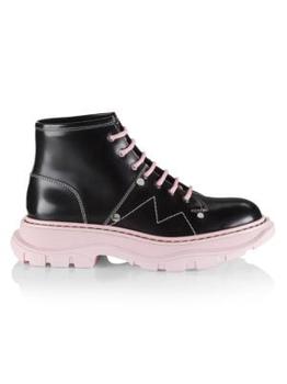 Hybrid Leather Lace-Up Boots,价格$380.99