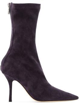 推荐Paris Texas Womens Purple Ankle Boots商品