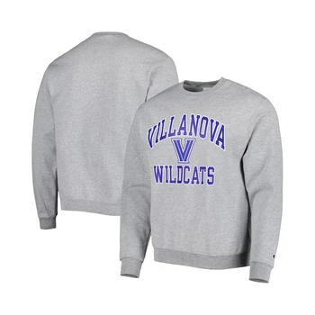 CHAMPION | Men's Heather Gray Villanova Wildcats High Motor Pullover Sweatshirt 