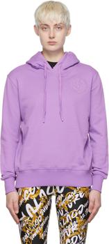 范思哲卫衣好用吗, Versace | Purple Cotton Hoodie商品图片 