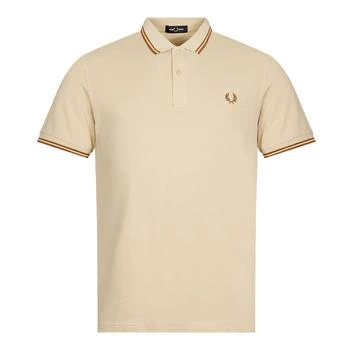 Fred Perry | Fred Perry Twin Tipped Polo Shirt - Oatmeal 