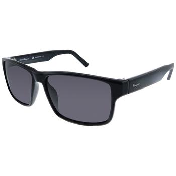 推荐Ferragamo Women's SF960S-001 Black Sunglasses商品