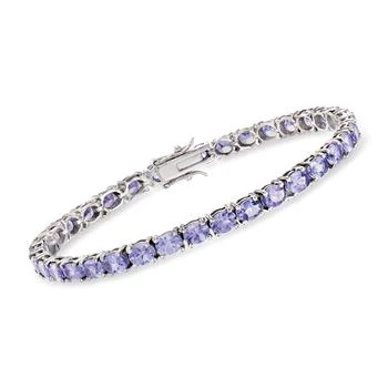 Ross-Simons | Ross-Simons Tanzanite Tennis Bracelet in Sterling Silver,商家Premium Outlets,价格¥4341