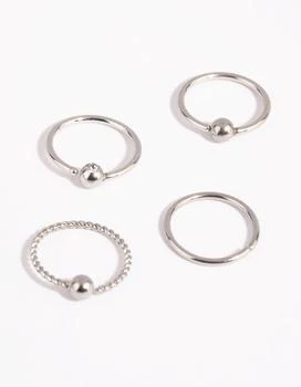 Lovisa | Surgical Steel Textured Nose Ring Pack,商家Premium Outlets,价格¥151