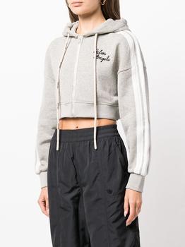 推荐PALM ANGELS WOMEN ANGEL LUREX CROPPED HOODY商品