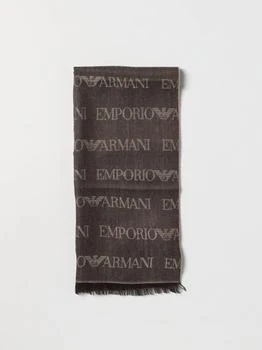 Emporio Armani scarf in virgin wool blend