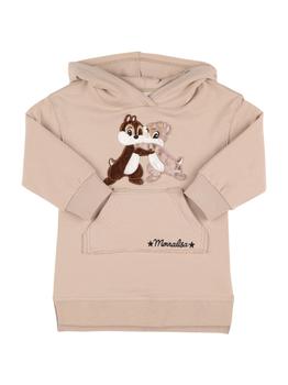 商品MONNALISA | Chip 'n' Dale Patch Cotton Sweat Dress,商家LUISAVIAROMA,价格¥669图片