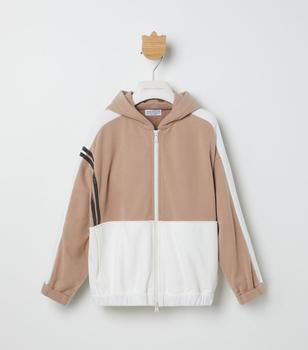 brunello cucinelli jacket, Brunello Cucinelli | Zipped Track Jacket (4-12 Years)商品图片 