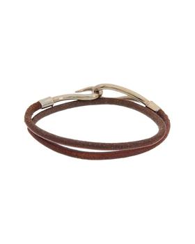 爱马仕手镯图片, [二手商品] Hermes | Hermes Plated Jumbo Hook Double Tour Bracelet (Authentic Pre-Owned)商品图片 