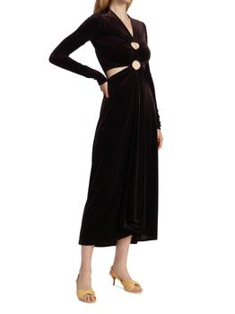 A.L.C., A.L.C. | Maeve Velvet Cutout Dress商品图片 4.4折