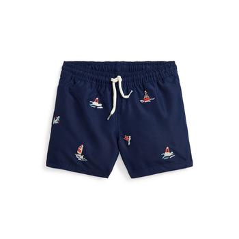 商品Ralph Lauren | Toddler and Little Boys Traveler Swim Trunks,商家Macy's,价格¥498图片