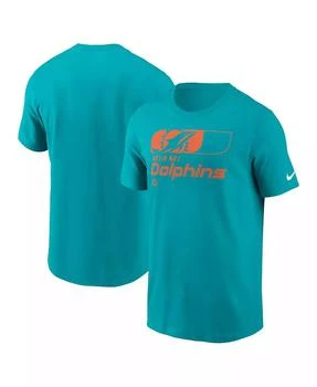 NIKE | Men's Aqua Miami Dolphins Air Essential T-Shirt,商家Macy's,价格¥262