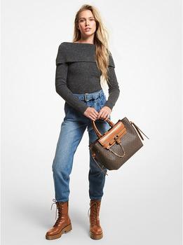 Wool Blend Off-The-Shoulder Sweater product img