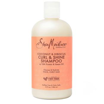 SheaMoisture | Curl and Shine Coconut Shampoo, Coconut and Hibiscus商品图片,独家减免邮费