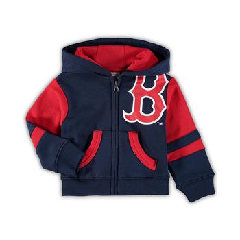 推荐Toddler Unisex Navy, Red Boston Red Sox Stadium Full-Zip Hoodie Jacket商品