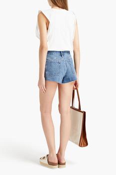 FRAME | Distressed denim shorts商品图片,4.9折