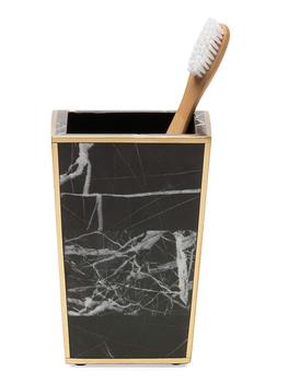 商品Pigeon & Poodle | Rhodes Marble Brush Holder,商家Saks Fifth Avenue,价格¥1586图片