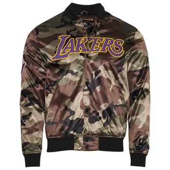 推荐Pro Standard Lakers NBA AOP Satin Jacket - Men's商品