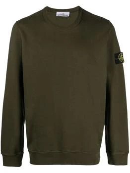 推荐STONE ISLAND - Cotton Crewneck Sweatshirt商品