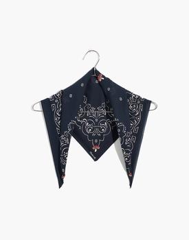 Madewell | Embroidered Organic Cotton Bandana商品图片,满$100享7.5折, 满折