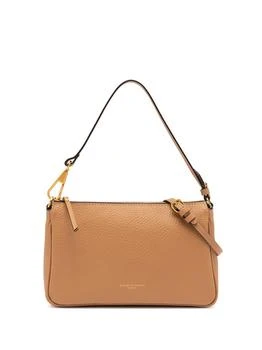 GIANNI CHIARINI | Brooke Maxi Nude Clutch Bag With Shoulder Strap 