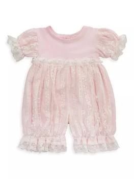 Haute Baby | Baby's Precious Blush Romper,商家Saks Fifth Avenue,价格¥567